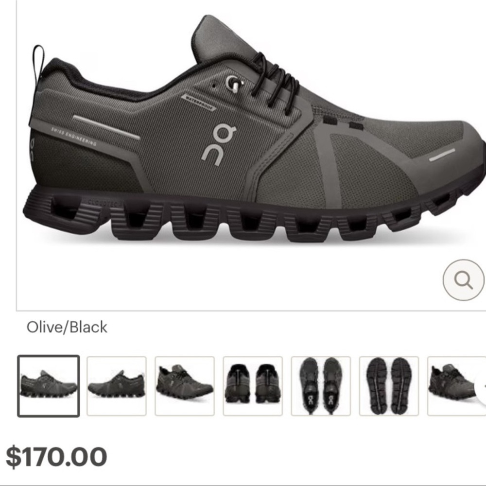 Mens On Cloud waterproof